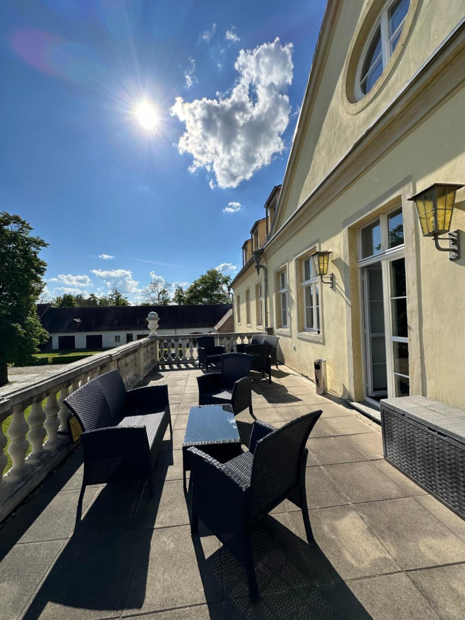 Hotel Garni Schloss Grochwitz Herzberg  Dış mekan fotoğraf